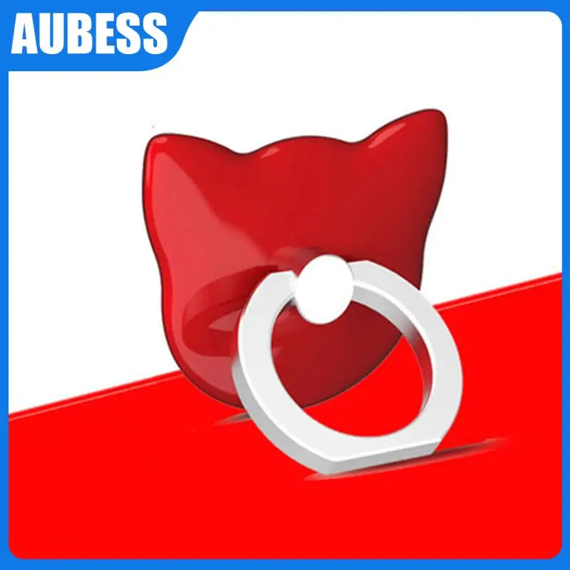 

Universal Phone Finger Ring Holder Adhesive Mobile Phone Stand Stand Accessory Portable Car Phone Bracket Cat Head Ring Holder