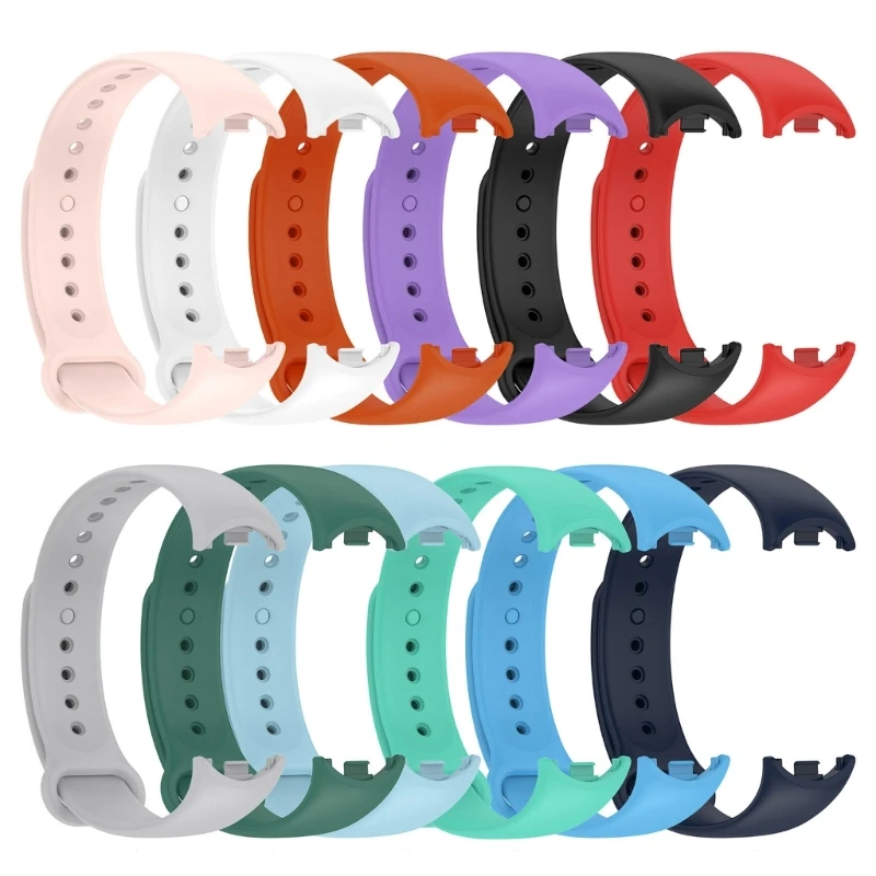

Fashion Watch Bracelet Band Adjustable Waterproof Soft Belt Strap for Mi Band 8 Drop Shipping