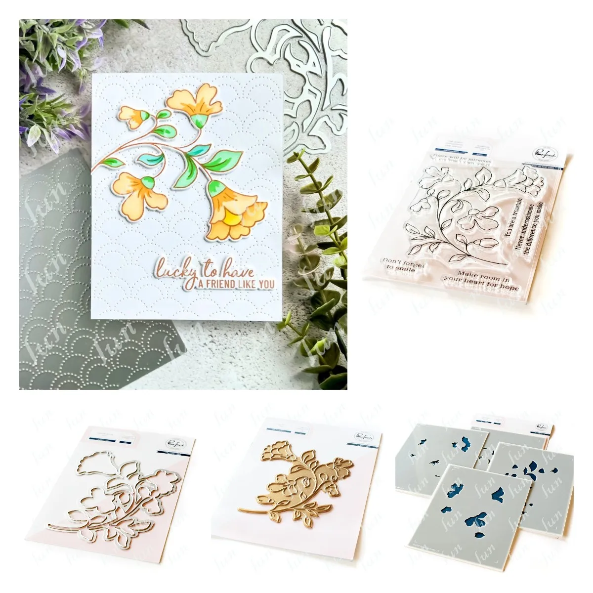 

Folk Floral Stem Flower Metal Cutting Dies Stamps Stencil Paper Scrapbooking Diary Decoration Mold Embossing Template Handmade