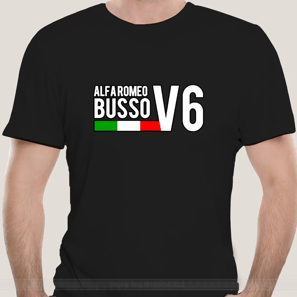 

Men t shirt Alfa Romeo Busso V6 156 GTV 164 155 GTA Car Motoring Racing Inspired Dad t-shirt tshirt women