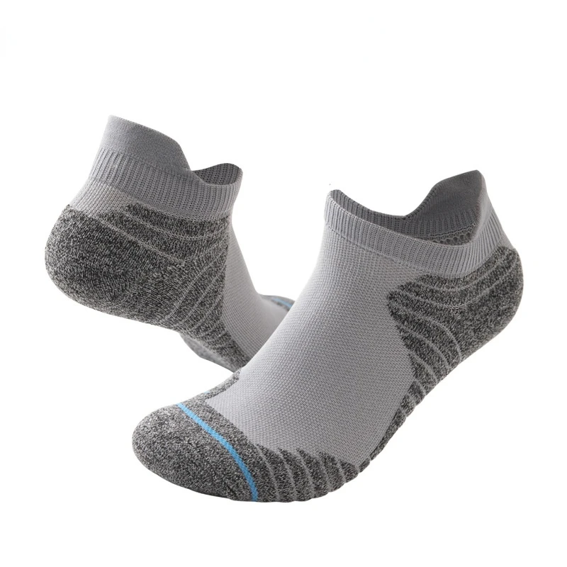 4 Pairs/Lot Mens Basketball Sports Cycling Socks Cotton Ankle Socks Breathable Active Trainer Sports Outdoor Running Socks