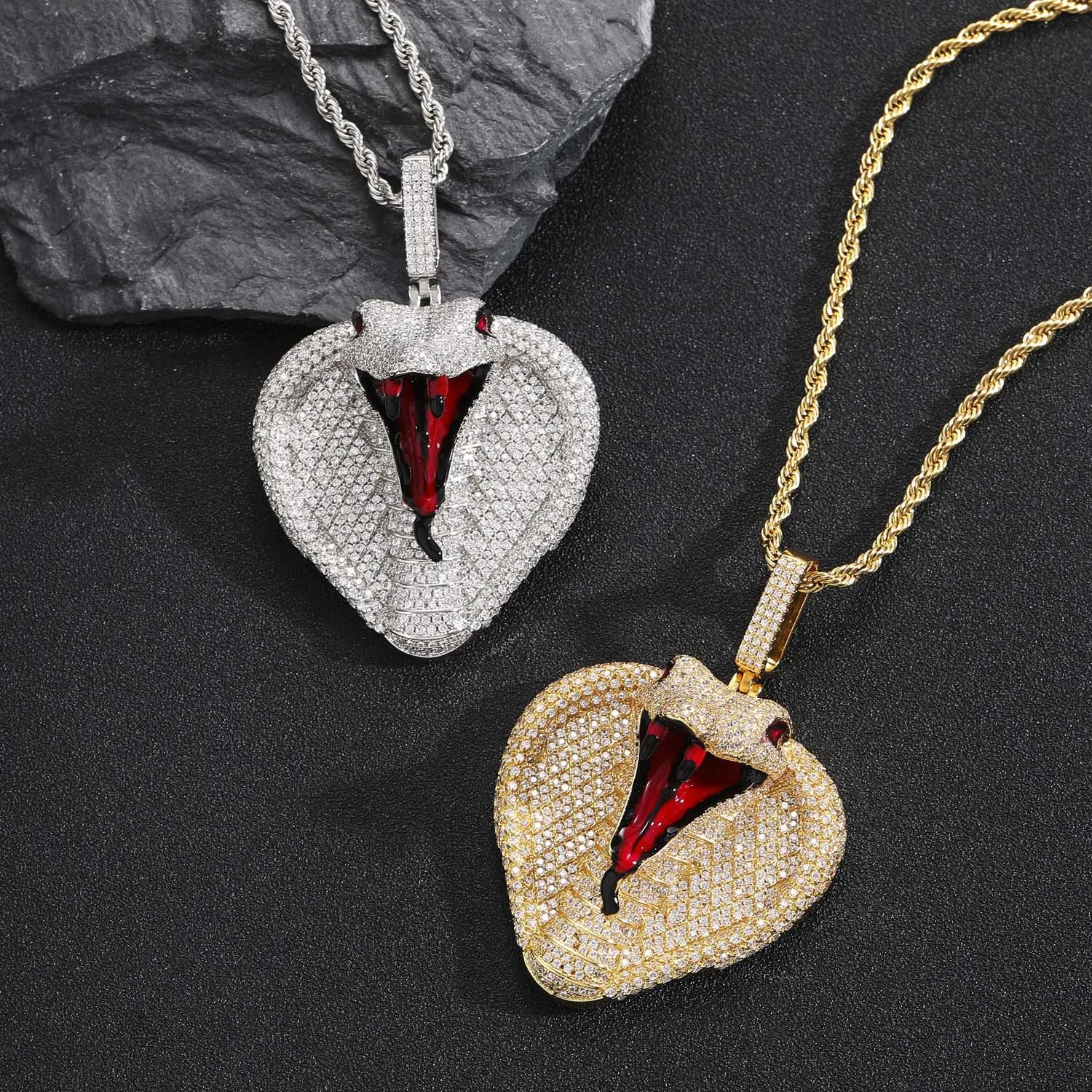 Властная король Кобра раньше для мужчин и женщин хип-хоп Сверкающее полное