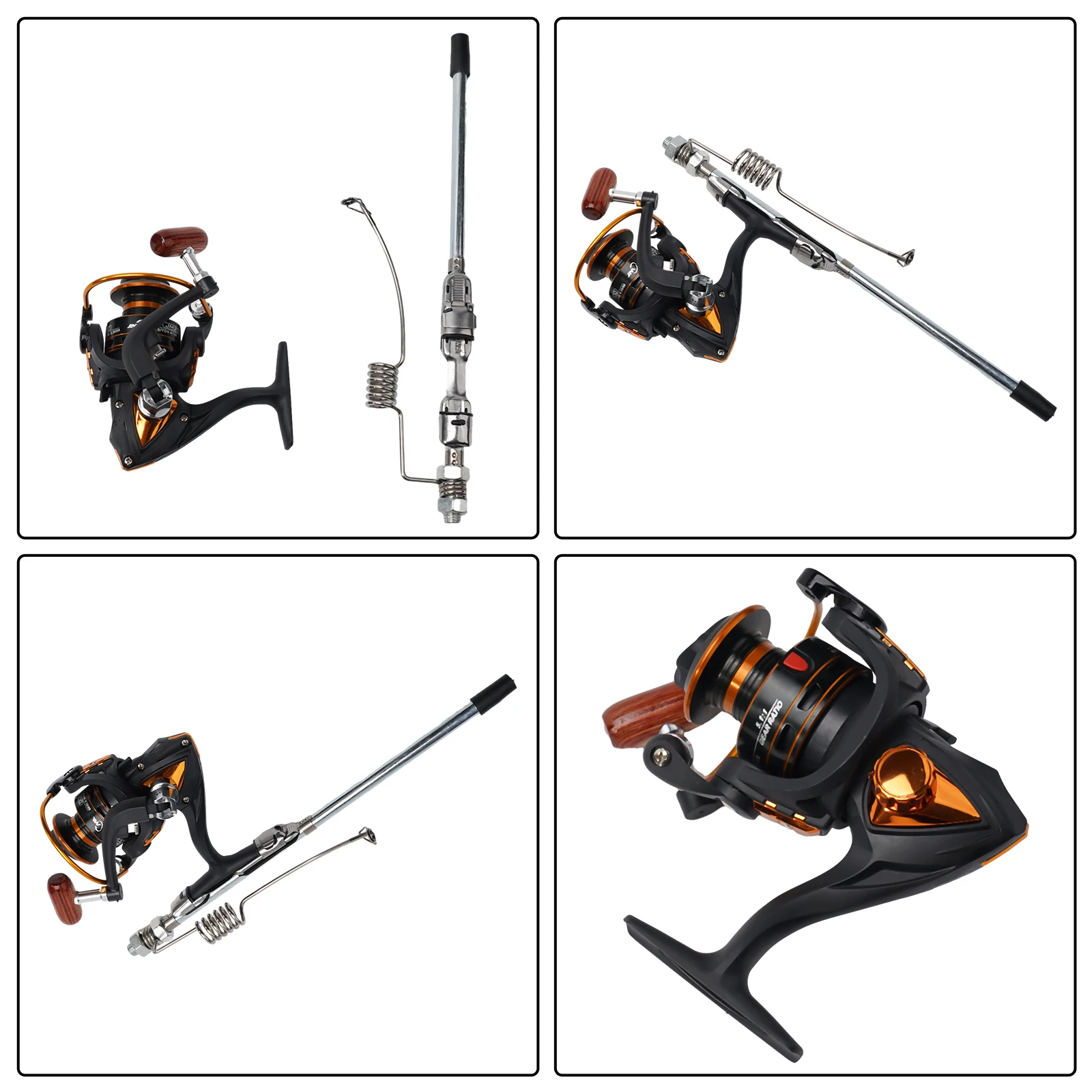 Рыболовные детали удочка реки 105 г/500 г 2000 тип 30*4*4 см/34*5*5 см черные ямы рыболовная