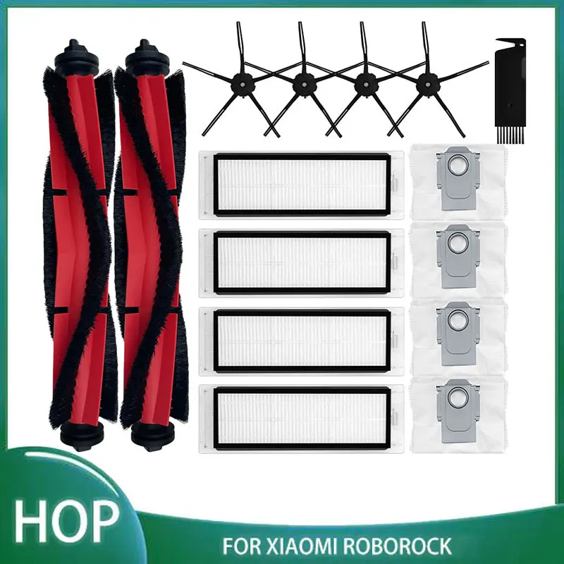 

Replacement For Roborock Q5 Q5+ Plus Robot Vacuum Spare Parts Accessories Roller Main Side Brush Hepa Filter Dust Bag Cover