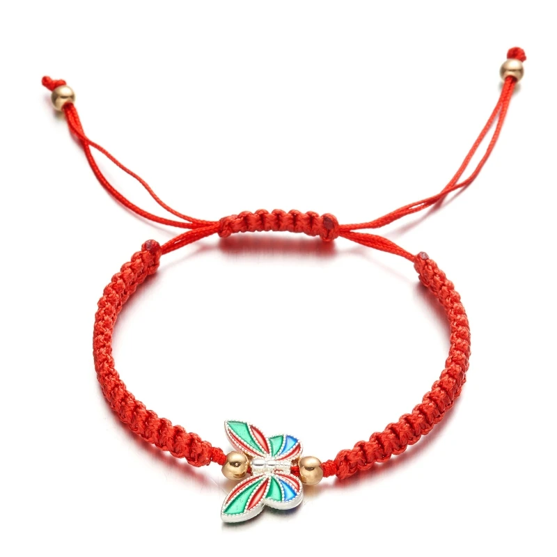 

Pendant Braided Rope Bracelets Adjustable Animal Bracelet Jewelry