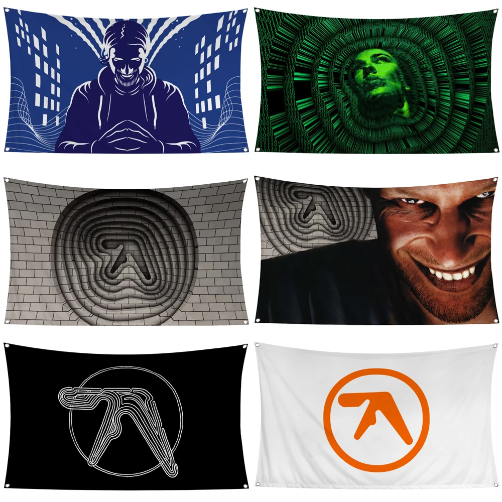 

60x90cm 90x150 Aphex DJ Flag and Digital Printed logo Banner Tapestry Curtain