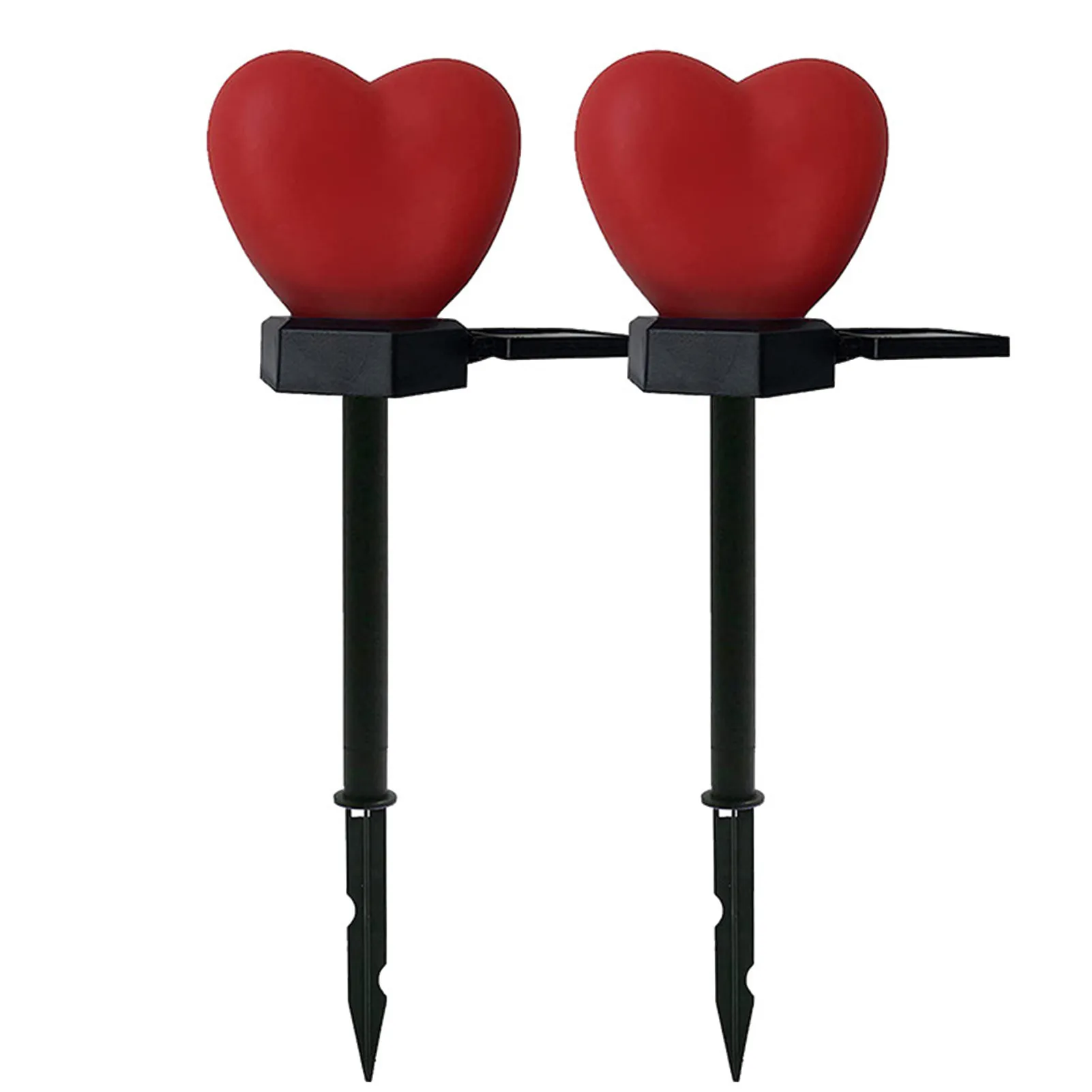 

Outdoor Heart Shape Solar Light 2022 Landscape Lamp Decor Lawn Waterproof Ground Garden Stake Lamp Lawns Courtyard Decoration