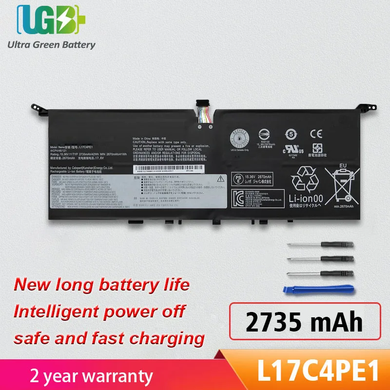 UGB New L17C4PE1 L17M4PE1 L17S4PE1 Battery For LENOVO YOGA S730-13 S730-13IWL (81J0) IdeaPad 730S 13 730S-13IWL S730-13IML