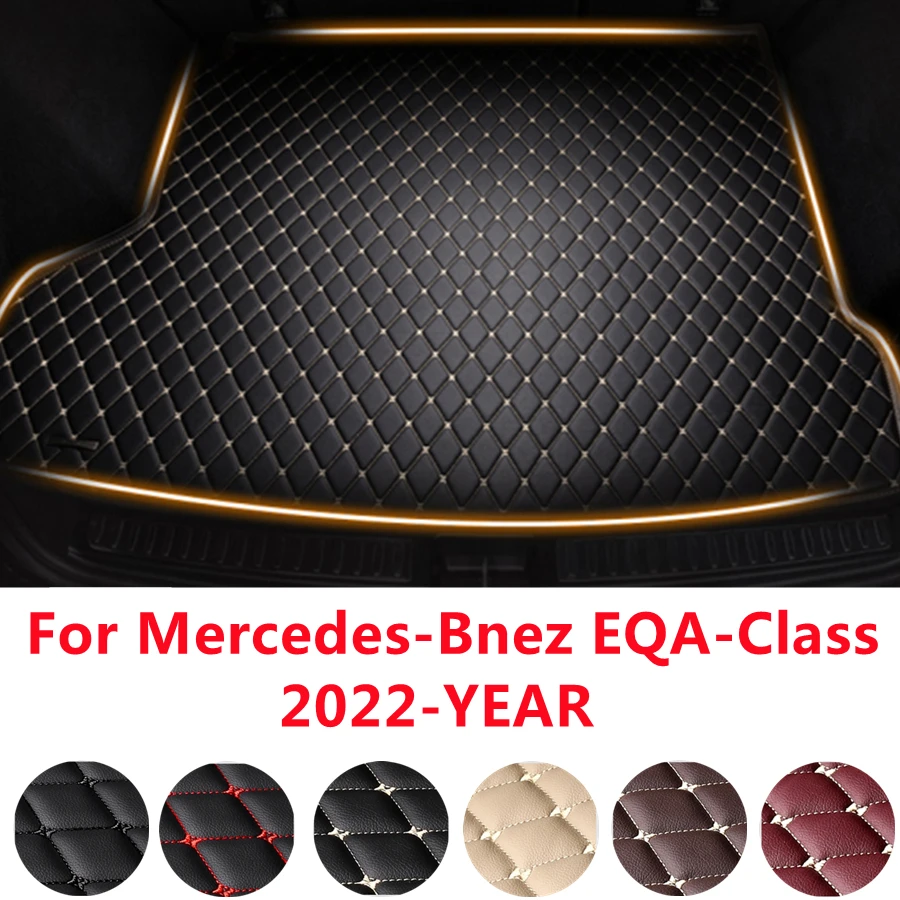 

SJ Car Trunk Mat Tail Boot Tray Auto Floor Liner Cargo Carpet Pad Accessories Fit For Mercedes-Benz EQA 2022-YEAR