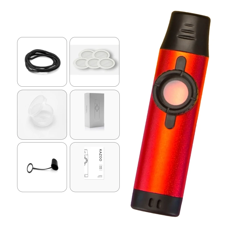 Профессиональная металлическая флейта Kazoo деревянный духовой инструмент