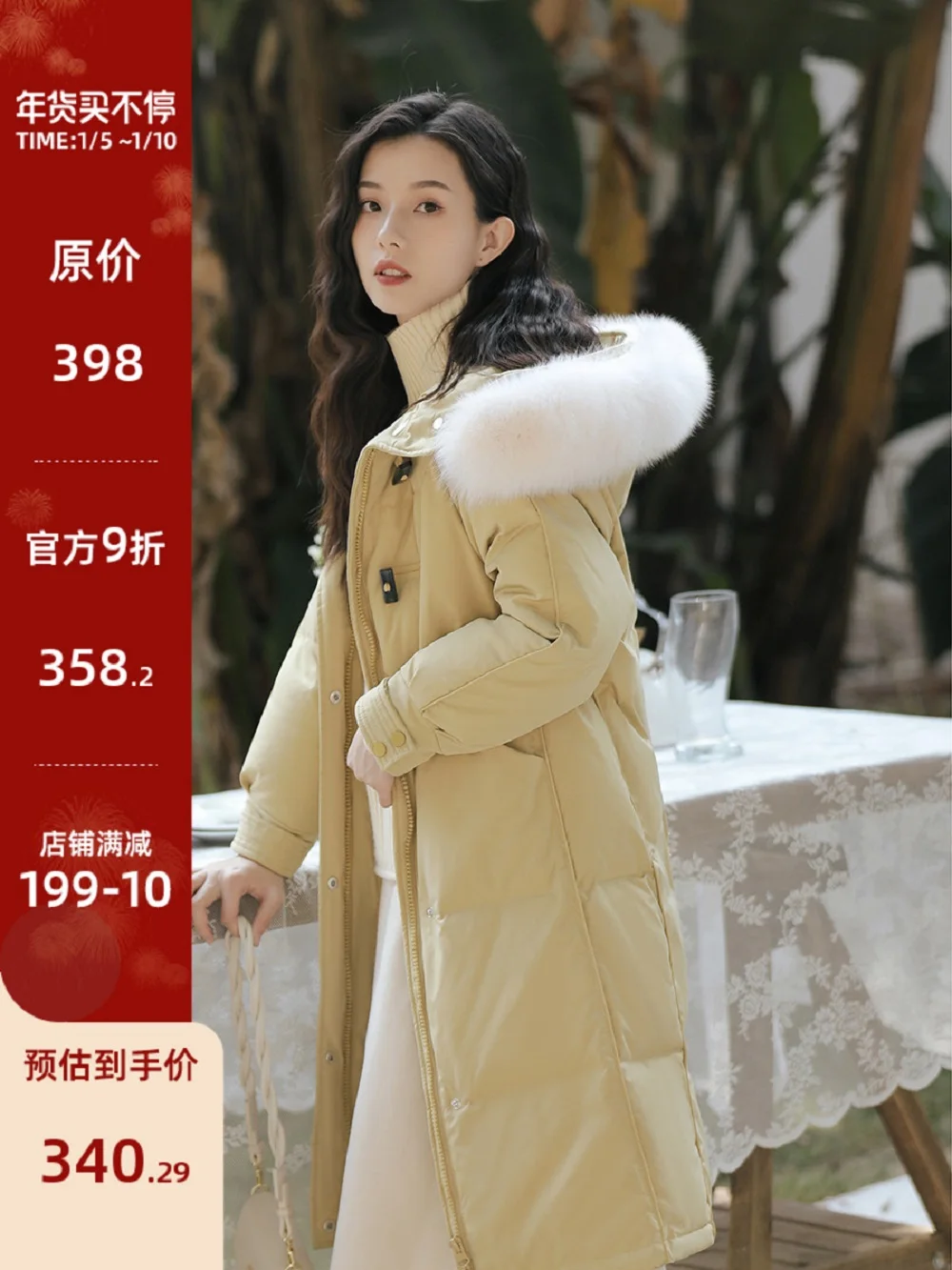 

Женский зимний теплый, плотный классический модный пуховик