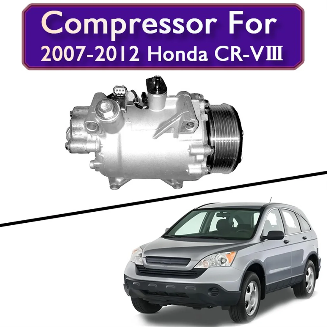 For Honda Cr-v Crv 2007 2008 2009 2010 2011 2012 Automotive Ac Compressor 38810rzya01 38810rx0a01