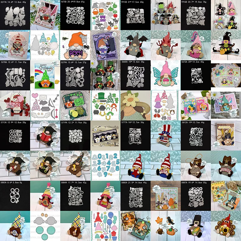 

Cutting dies scraping and embossing knife molds for various decorative cutting tools