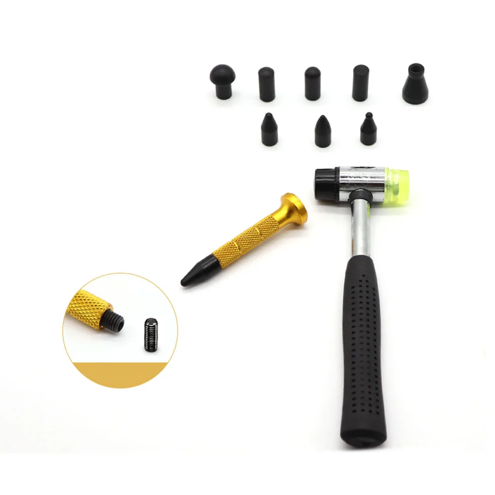 

1set Car Dent Removal Tools Dent Removal Paintless Dent Repair Tool Auto Repair Tools Hammer Aluminum Tap Down Pen