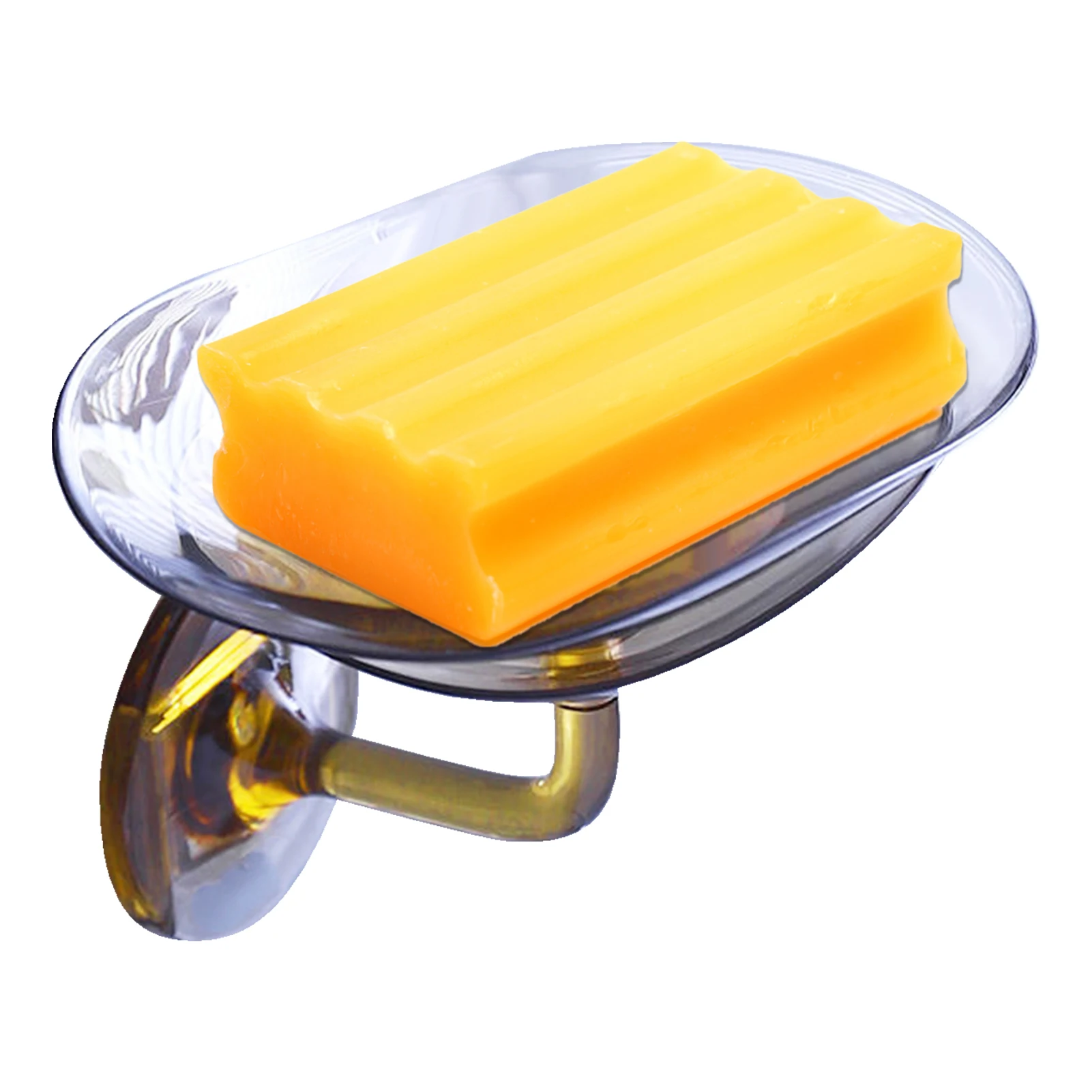 

Самосливающаяся мыльница, настенный поднос для мыла, сушилка для мыла для душа, настенная двойная форма лепестков, легко снимается