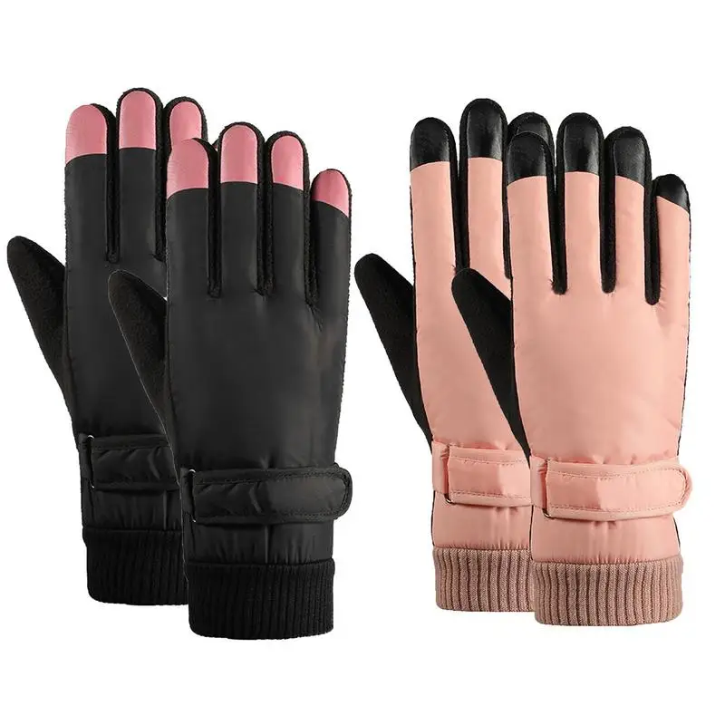 

Winter Gloves For Men Women Touchscreen Warm Outdoor Cycling Driving Motorcycle Cold Gloves Windproof Non-Slip Womens Gloves