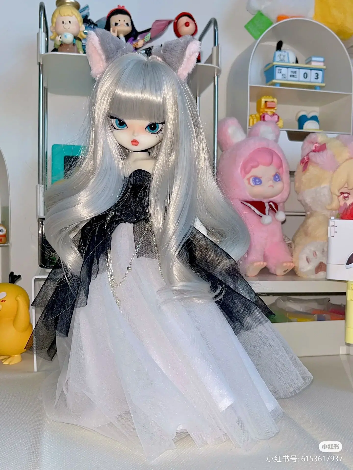 Bjd Kico 6-точечная кукла городская мяу девушка серия резиновая Подвижная Ragdoll черная