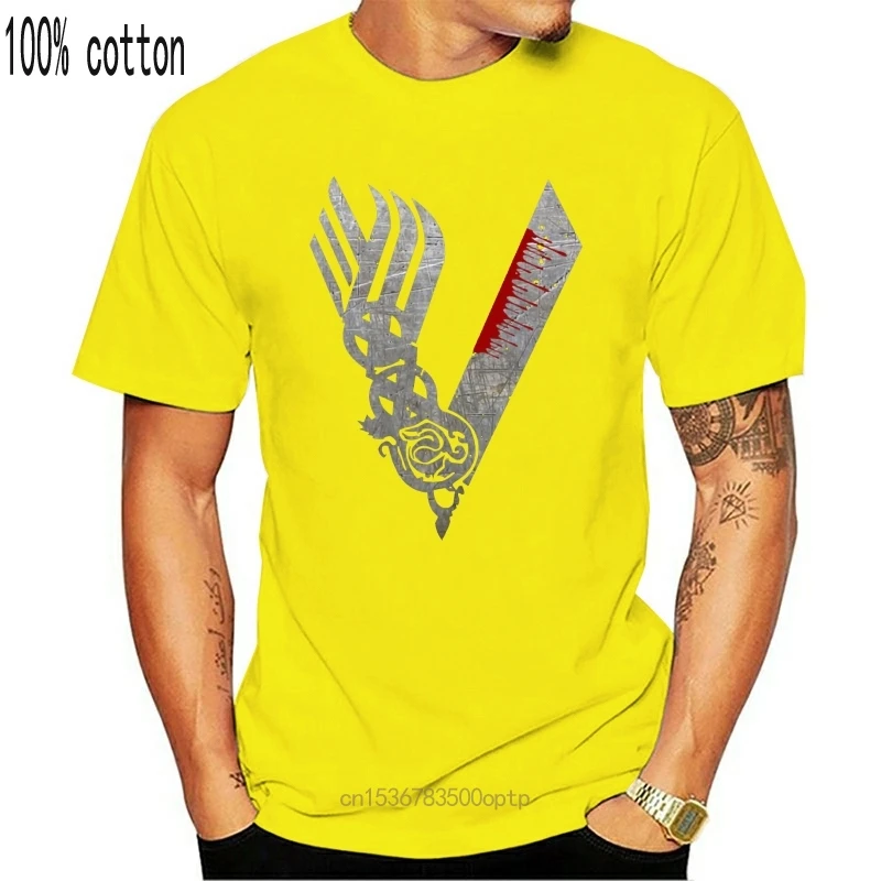 

Vikings-Camiseta de estilo veraniego, ropa personalizada de talla grande, S-5XL, informal, para familia