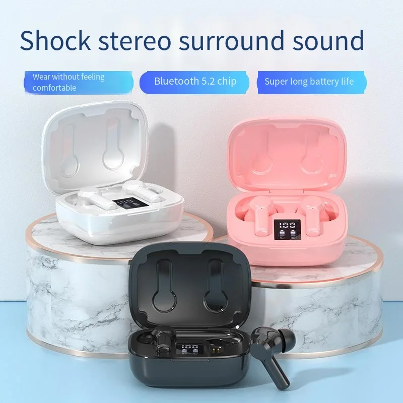 

New W30 TWS Wireless Bluetooth Headphones In-ear Sports Mini Active Noise Cancelling HIFI Sound Quality Music Headphones