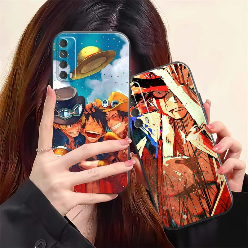 

One Piece Anime Phone Case For Huawei P Smart Z 2019 2021 P20 P20 Lite Pro P30 Lite Pro P40 P40 Lite 5G Back Carcasa Soft