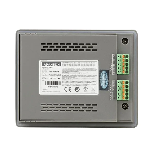 Advantech WOP-204K-NAE Дисплей HMI 4 3-дюймовый ЖК-дисплей 3 последовательных Ethernet 2 USB 64 МБ