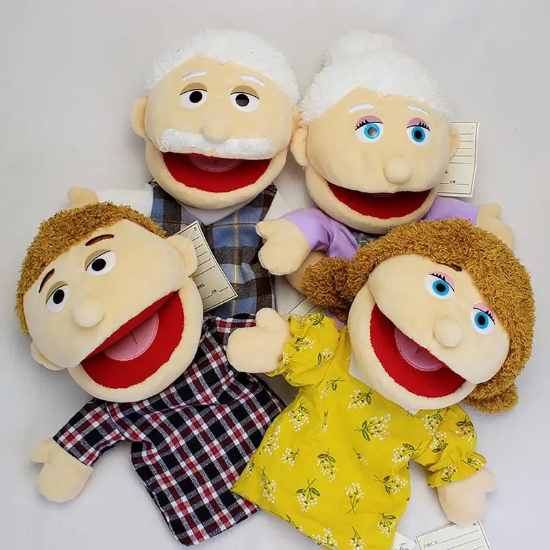

Hand Puppet Toy Parent-child Interaction Handmade Puppets Family Members Puppets Soft Plush Hand Puppets For Storytelling