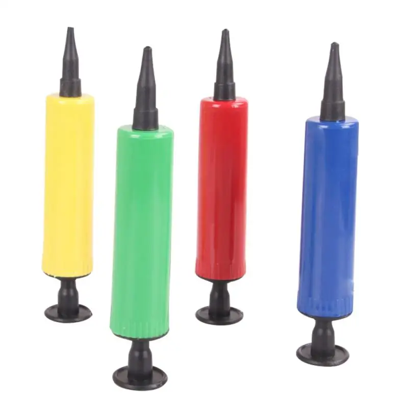 

Mini Hand Held Balloon Pump Plastic Ball Party Wedding Balloon Inflater Portable Air Pump Useful Balloon Decor Random color