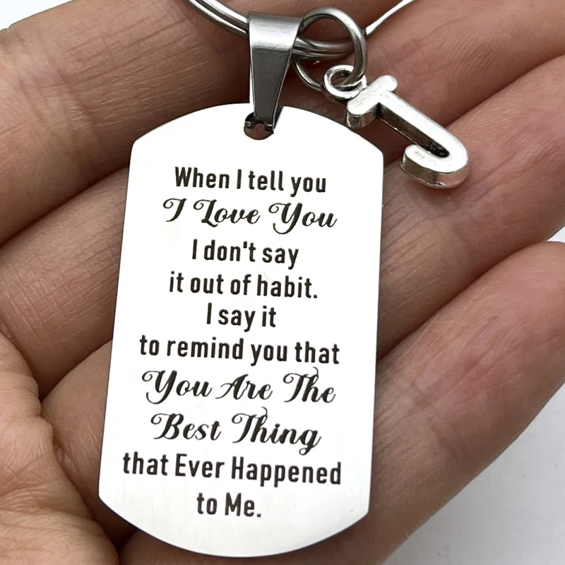

When I Tell You I Love You Gift for Husband Boyfriend Wife Gift Men Gift Valentines Day Gifts