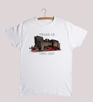 polish tkt48 18 steam locomotive t shirt summer cotton short sleeve o neck mens t shirt new s 3xl