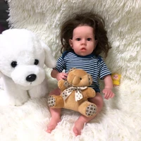 30 cm lifelike silicone vinyl doll baby reborn realistic eyes open babies dolls with lovely clothes kids playmate high quality
