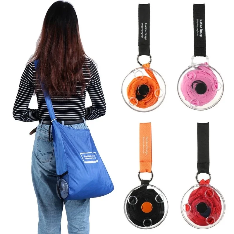 

Mini Grocery Storage Bag for Travel Camping Large Capacity Folding Telescopic Storage Bag Portable Small Disc Storage Bag