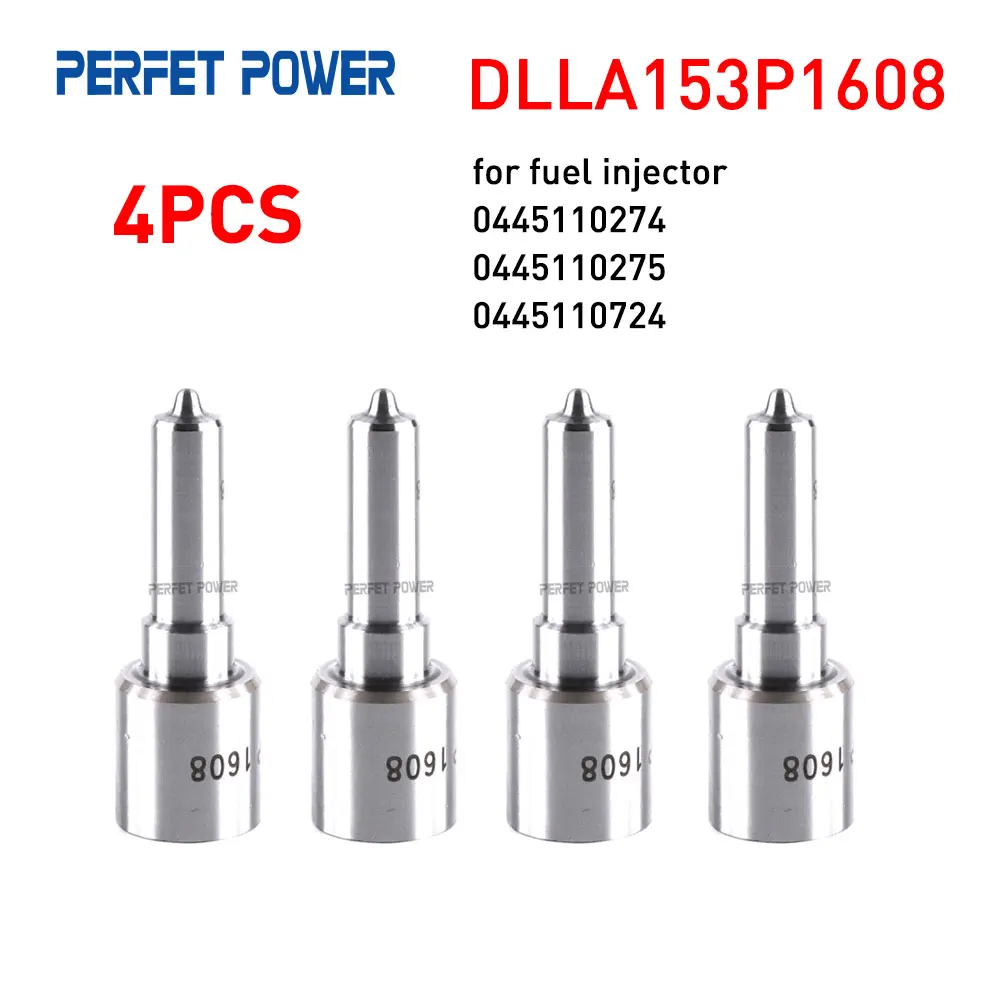 4 шт./лот DLLA153P1608 Форсунка впрыска топлива для 0445110274 , 0445110275 , 0445110724   Топливная форсунка Китай, новая