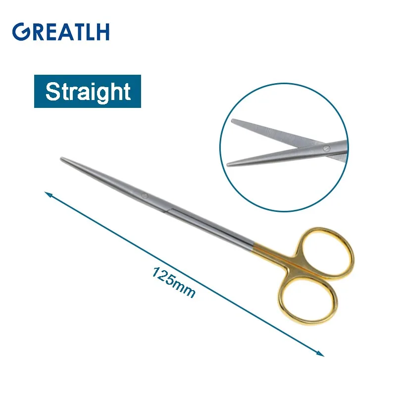 

Ножницы для мягких тканей золотая ручка тупые ножницы из нержавеющей стали прямые изогнутые медицинские ножницы