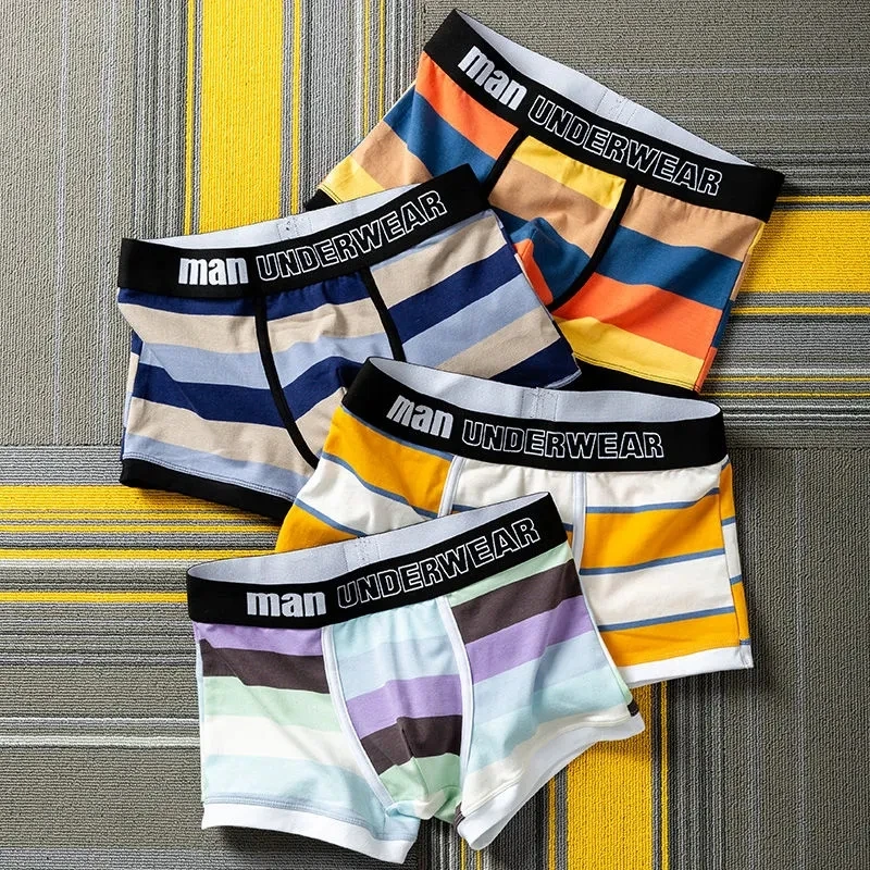 Men's Panties Boxers For Men Set Breathable Men's Briefs Men's Shorts Cotton Soft Underwear Men Set Comfortable Men Underpants