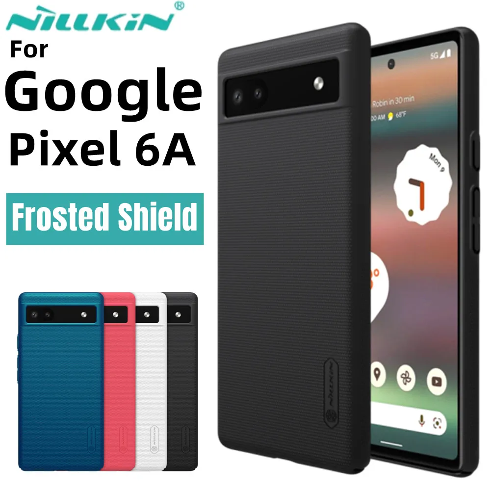 

NILLKIN For Google Pixel 6A Case Super Frosted Shield Hard PC Matte Shell For Google Pixel 6A Protection Cover Anti-Fingerprint