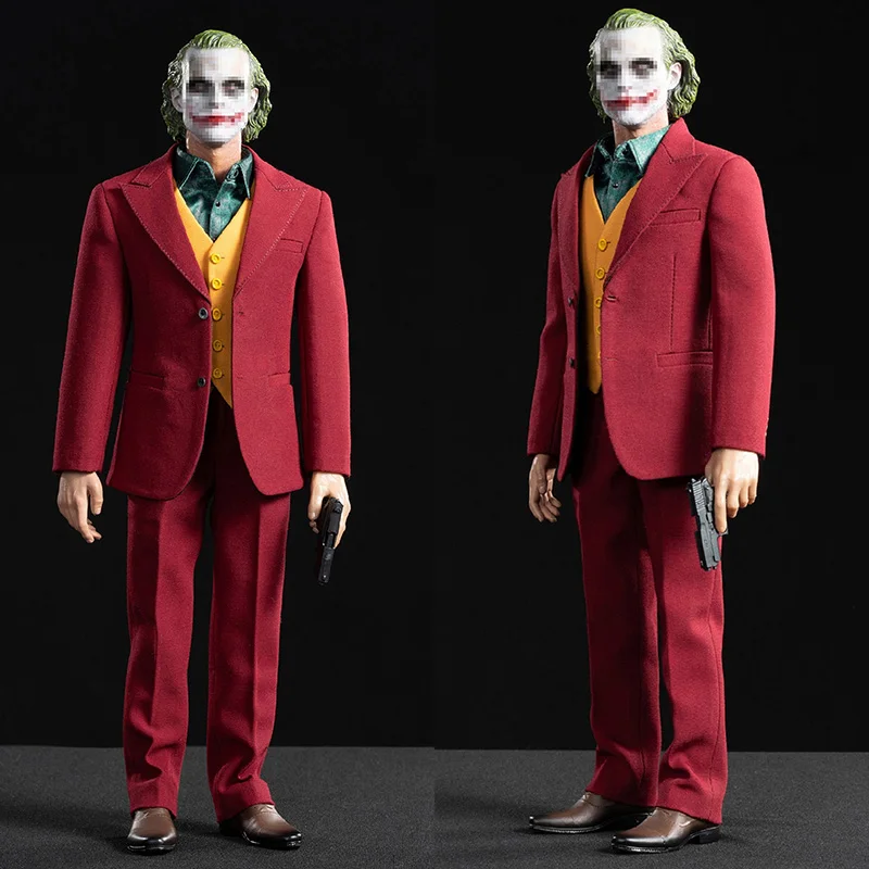 

CEN-M13 1/6 Comedian Actor Clown Soldier Exclusive Red Suit Clothes Set Accessory Fit 12" Male Figure Body Original Collectible