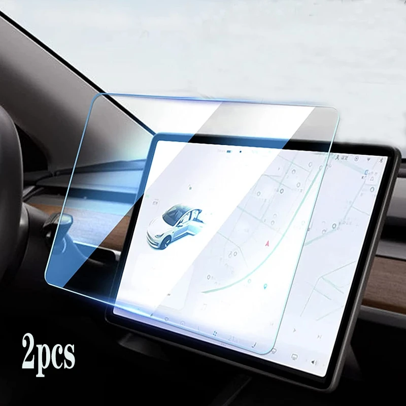

15-дюймовая защитная пленка для сенсорного экрана Tesla Model 3 Y, стеклянная пленка для центрального управления, закаленное стекло, защита от отпечатков пальцев