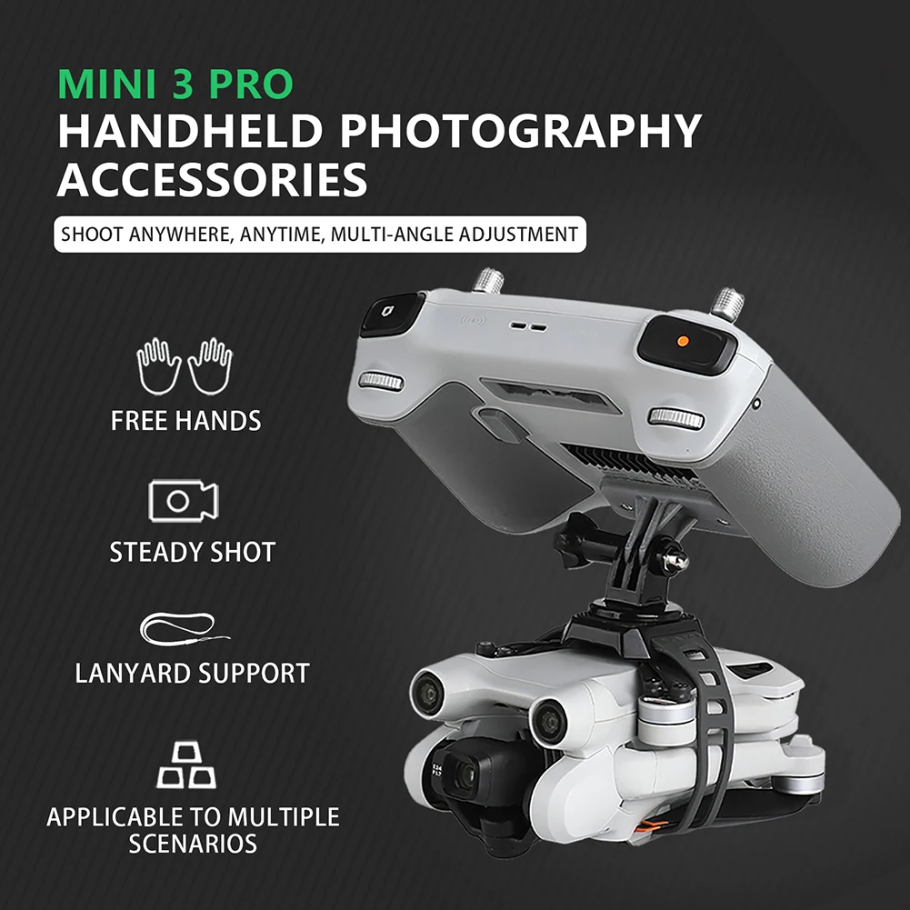 

For DJI Mini 3 Pro Drone Handheld Photography Bracket Kit Camera Device Remote Control Fixed Grip Stabilizer Holder Accessories