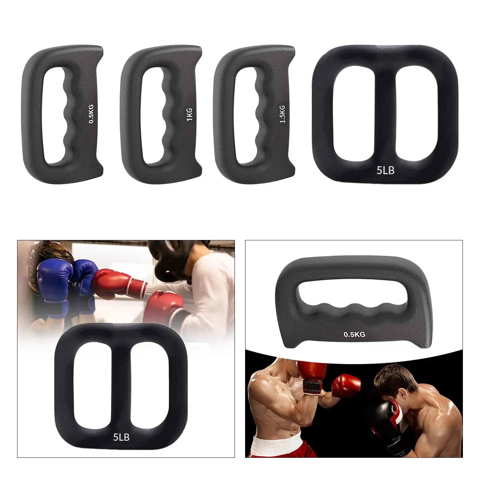Боксерские гантели нескользящие для фитнеса с ручкой мужчин и женщин ММА йога