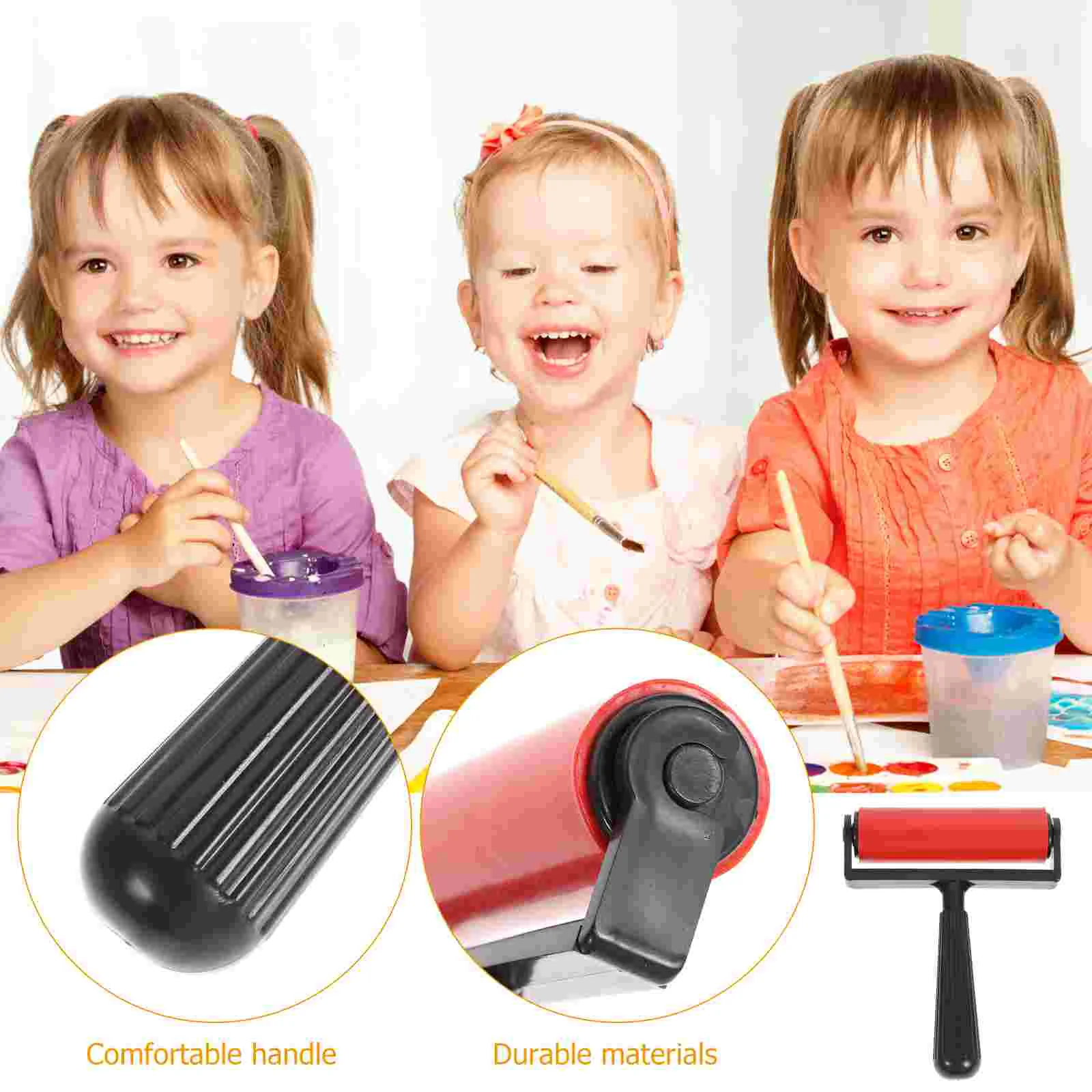 10-сантиметровый валик для ремесло штамповочный инструмент резиновый ручной