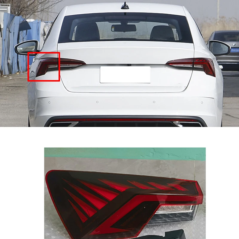 

Подходит для Skoda Octavia Liftback Octavia Pro 2021-2023, задний фонарь указателя поворота багажника, задний фонарь двери, стоп-сигнал
