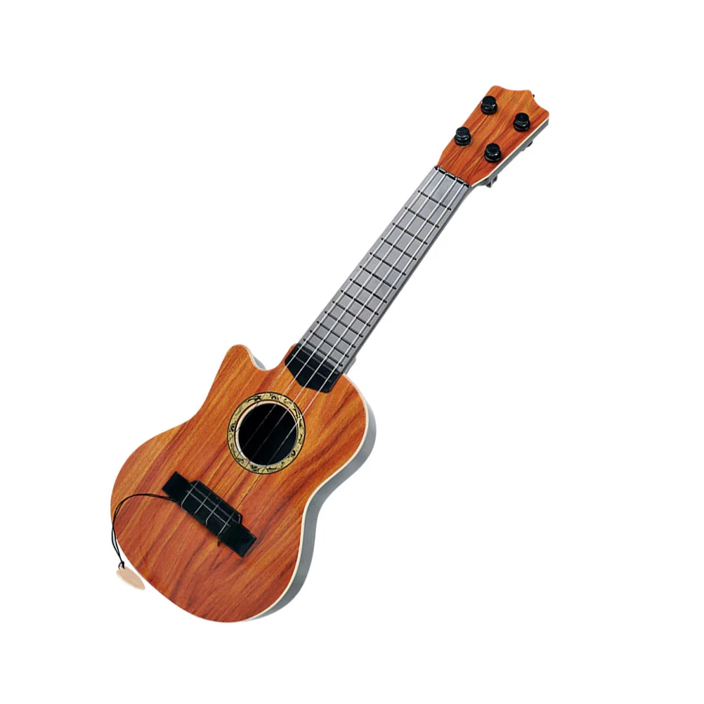 

Guitar Musical Toy Instrument Kids Toyschildren Mini Electric Instruments Boysukulele Miniature Wooden Learning Plaything