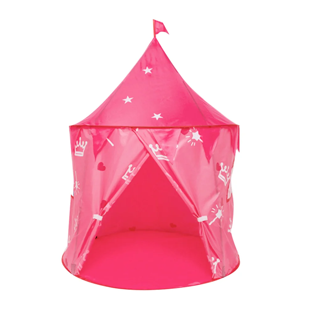 

Kids Tent Portable Toy Game House Children Tent Castle Tent for Indoor Outdoor Fun Pink Houses and habitats
