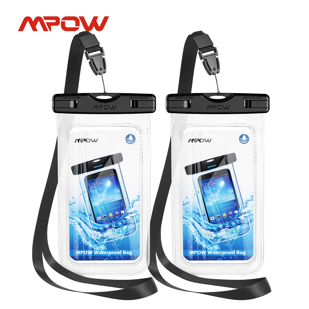 Водонепроницаемый чехол Mpow IPX8 универсальная сухая сумка для телефона смартфона
