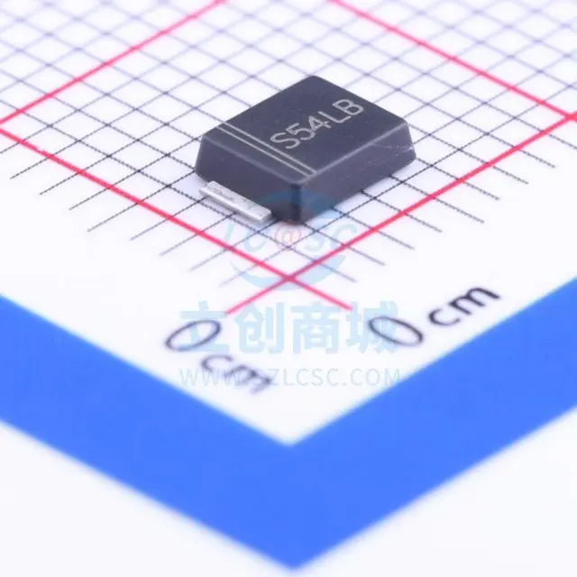 

free shipping 40V 5A 500mV@5A SS54LBF 10pcs