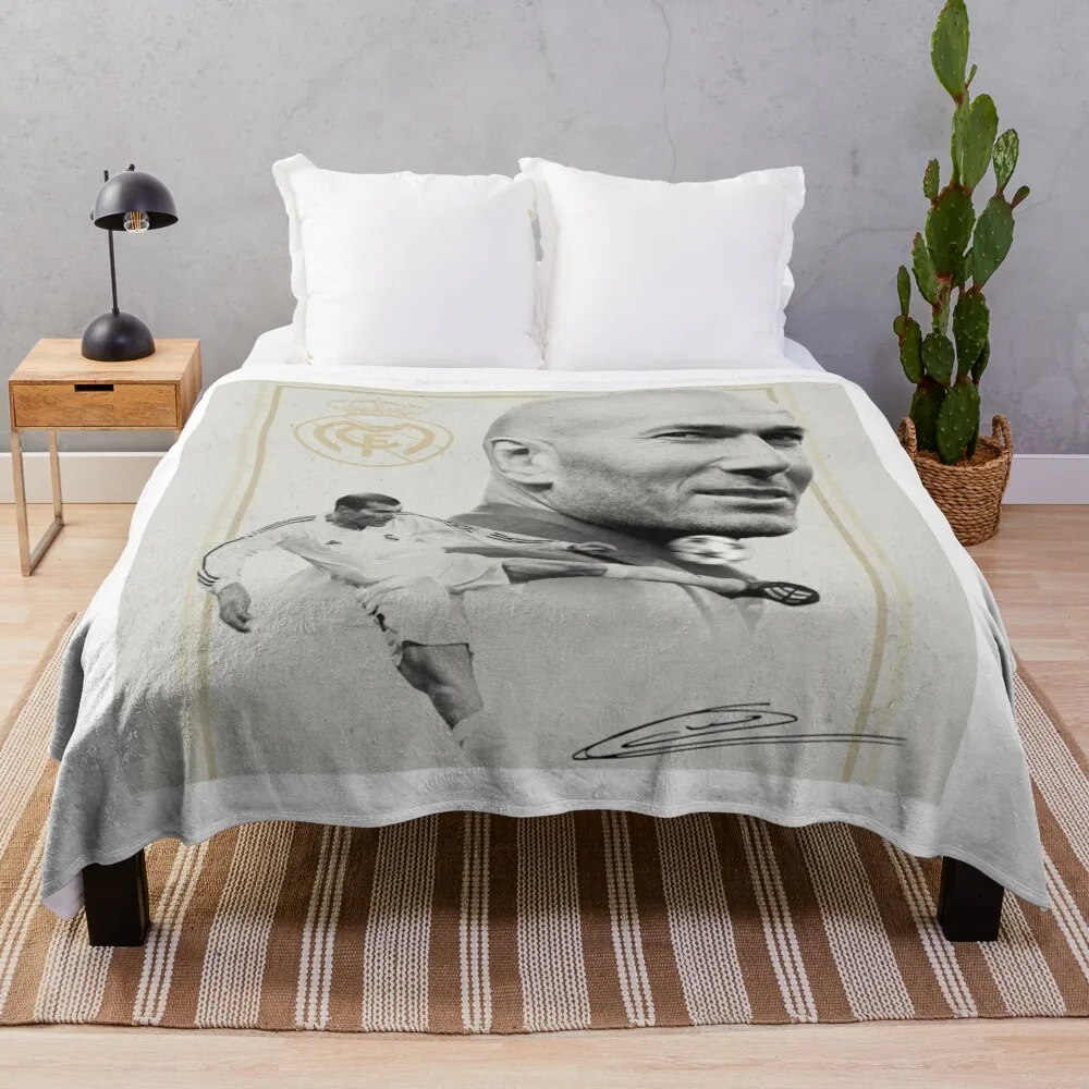 zinedine zidane Плед на зиму Многоцелевые одеяла