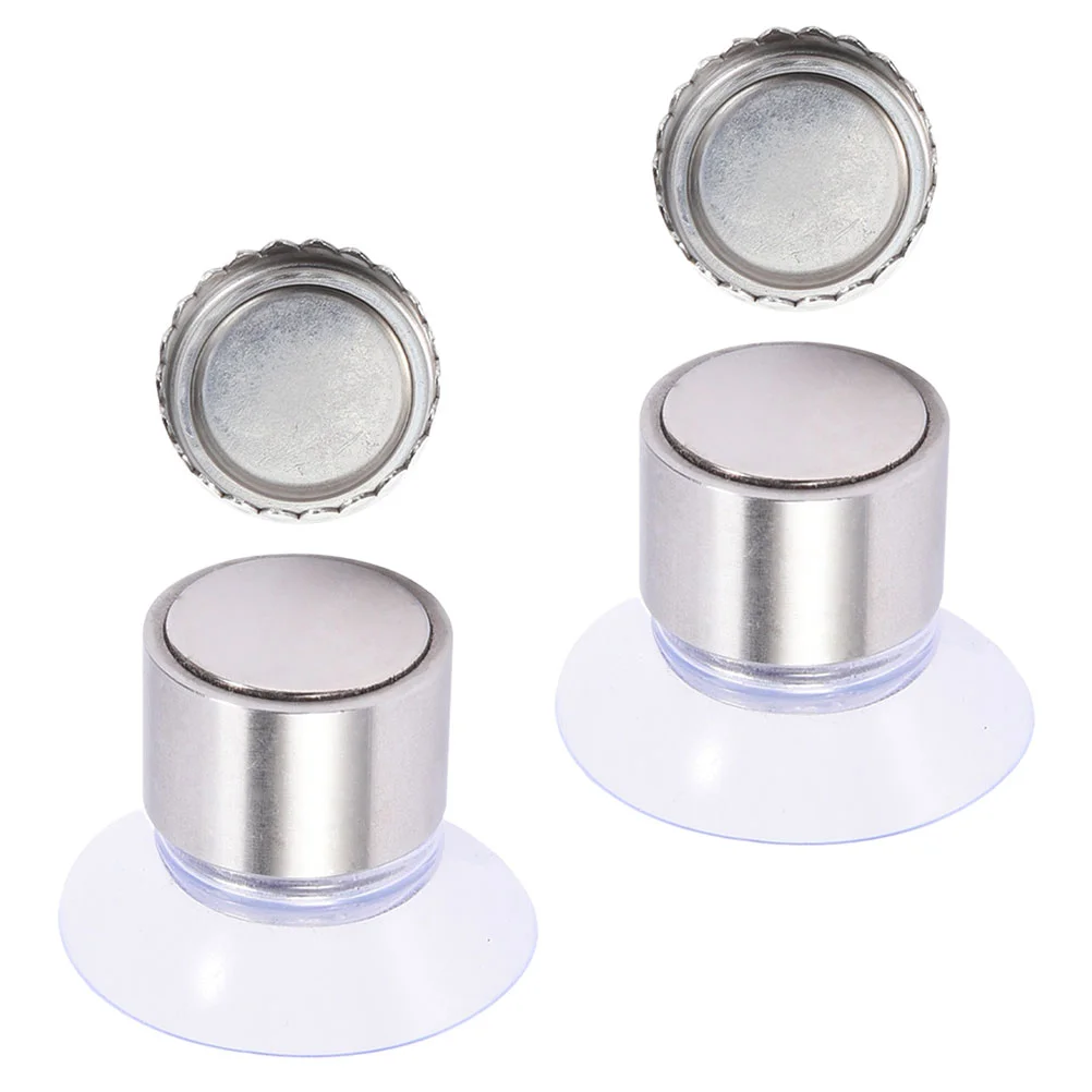 

2 Sets Wall Cup Holder Bathroom Holders Simple Drain Rack Stainless Steel Travel Hotel