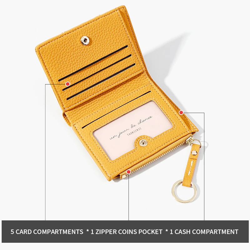 Wallets for Women Luxury Designer Wallet Fashion Purses Solid Small Wallet PU Girl Clutch Purse Designer Bags porte monnaie