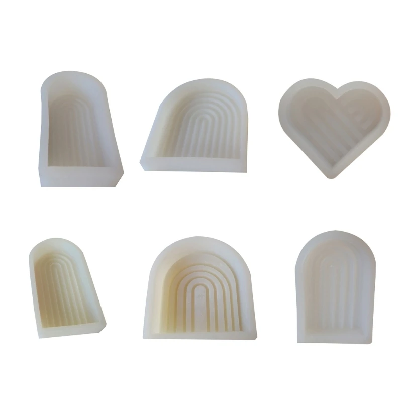 

3D Arched Door Shape Candle Silicone Mold for DIY Handmade Candle Plaster Ornaments Mould Handicrafts Making Tool Drop Shipping