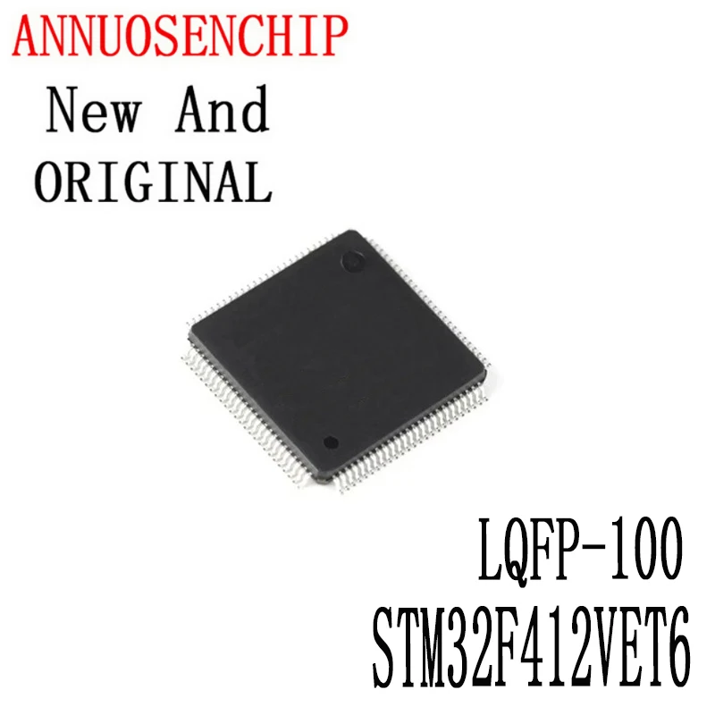 

1PCS New And Original 100% LQFP-100 STM32F412VET6